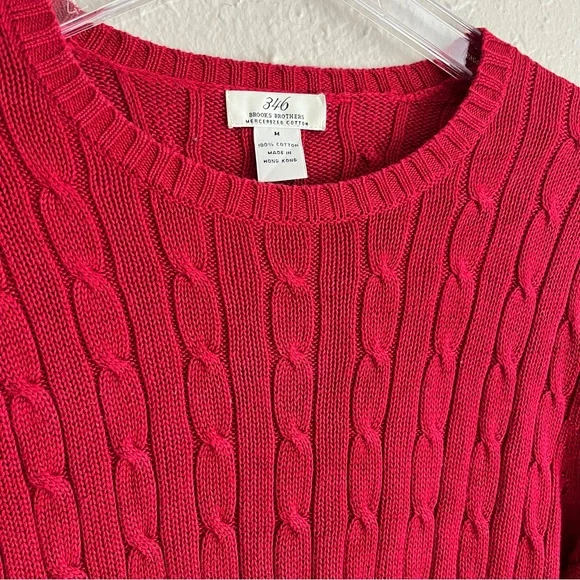 Brooks Brothers cable knit sweater - Picture 3 of 4